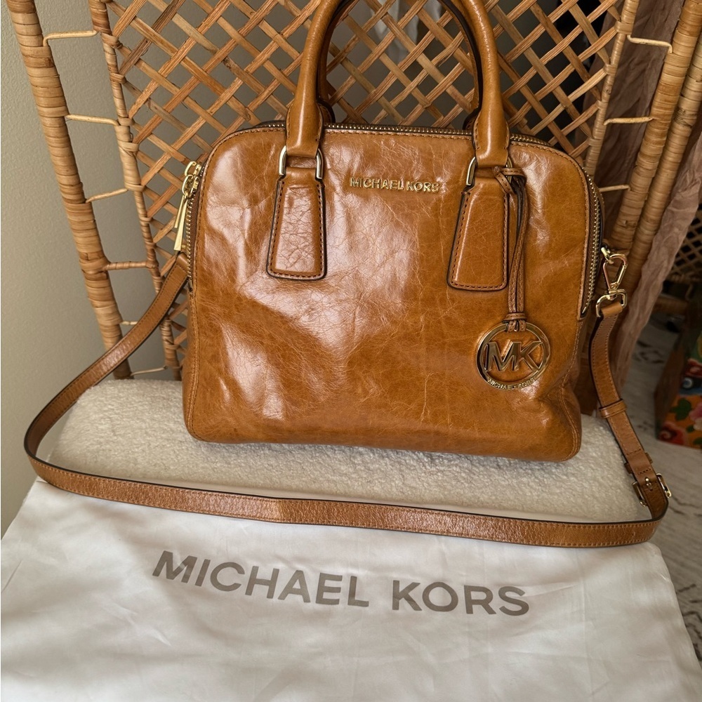Michael Kors Brown Leather Bag